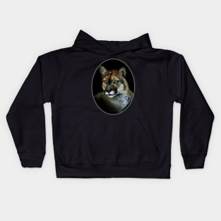 Florida Panther by Sherrie Spencer Kids Hoodie